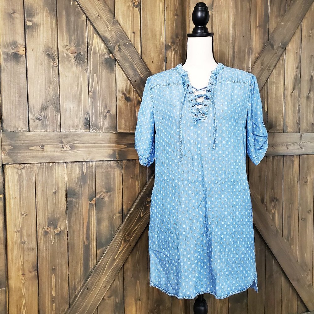 PHILOSOPHY denim dress with pockets